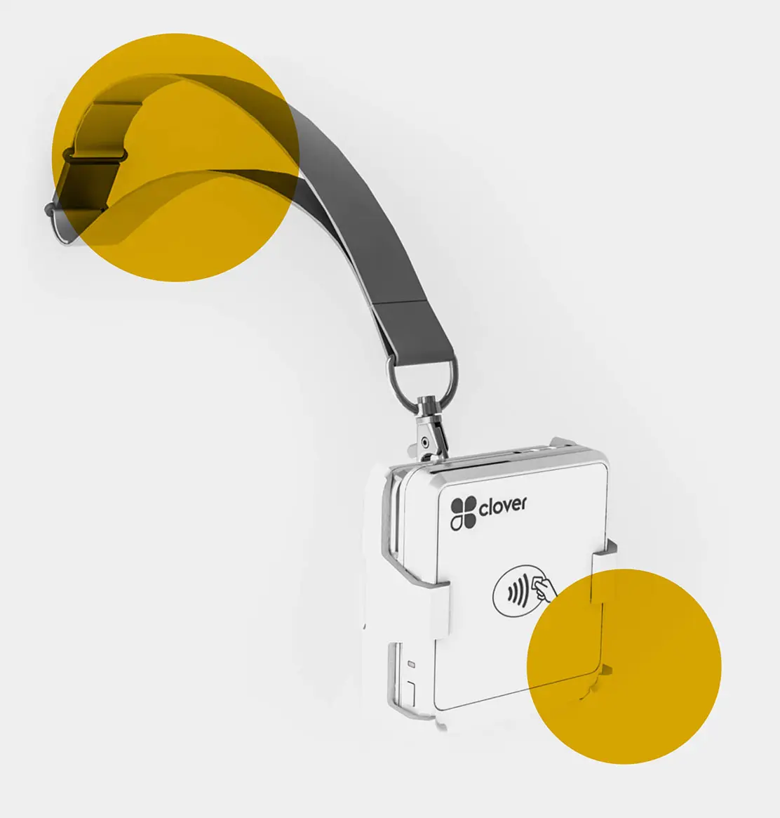 clover go "all-in-one" reader and belt clip bundle